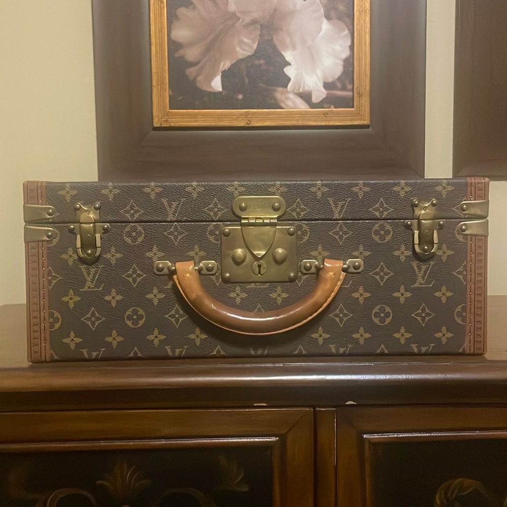 Louis Vuitton Monogram Cotoville 45 Hardcase Suitcase Trunk Luggage Briefcase